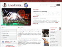 Tablet Screenshot of comune.lariano.rm.it